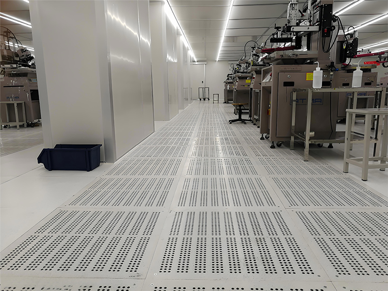 百級(jí)電子潔凈廠房的圖片